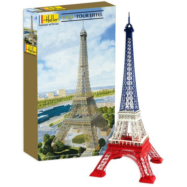 Heller Eifffelturm Tour Eiffel Modell-Bausatz 1:650 Kit Neu Tipp Ovp Eiffel-Turm-image