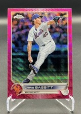 2022 Topps Chrome Update - Chris Bassitt #USC179 Pink Wave - New York Mets