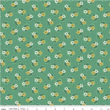 GENTLER TIMES NOSTALGIA IN ALPINE GREEN LORI HOLT RILEY BLAKE 1930s REPRO FABRIC