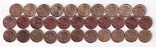 South Africa 10 Cents 32 coins 1991-2023 all different & listed #86