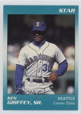 1990 Star Ken Griffey Jr & Sr Ken Griffey #3 x4y