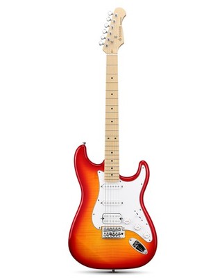 Donner DST-95 Electric Guitar Set With Amplifier HSS Pickups | Cherry Burst