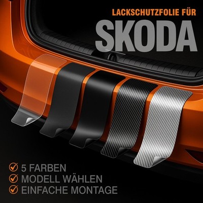 Lackschutzfolie für SKODA   Ladekantenschutz   Kantenschutz Autozubehör   Rakel