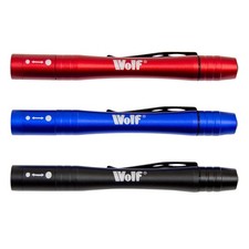 Slimline 3pc Pocket LED Torch Set Mini Flashlight Keyring Super Bright Light Wol