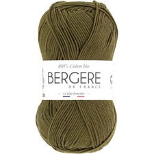 Pelote de laine - Mousse - 100% coton bio - 3mm - Tricot et crochet - Bergère de