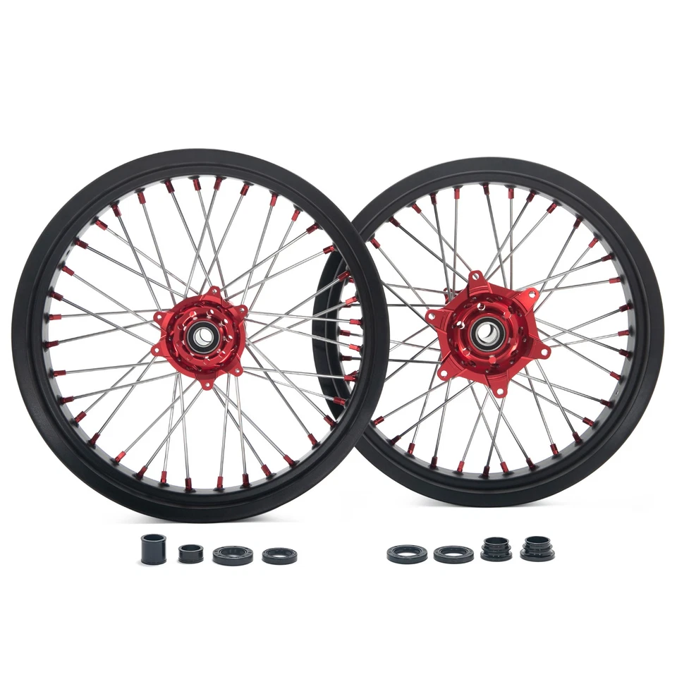 For Honda 17x3.5/4.25 Spoked Wheel Set CRF450R CRF250R 14+ CRF250RX CRF450RX 19+ Foto 2 de 4