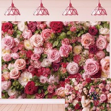 7x5ft 210x150cm Floral Photo Backdrop Pink Flower Blossom Mothers Day