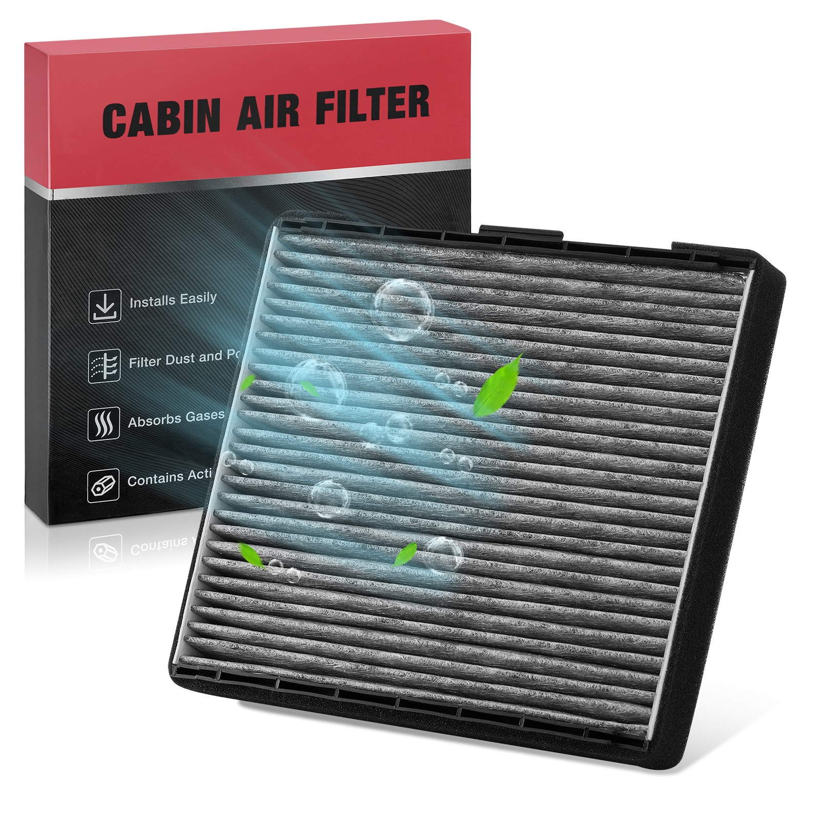Cabin Air Filter with Activated Carbon for Hyundai Elantra Entourage Kia Sedona