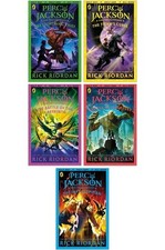 Percy Jackson & The Olympians 1-5 Book Set Collection  (Latest Covers) - NEW