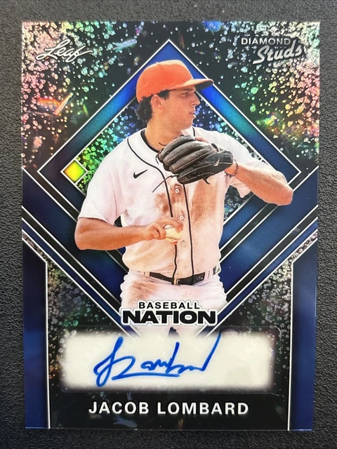 2026 Leaf Baseball Nation Jacob Lombard Top Prospekt RC Auto #/10