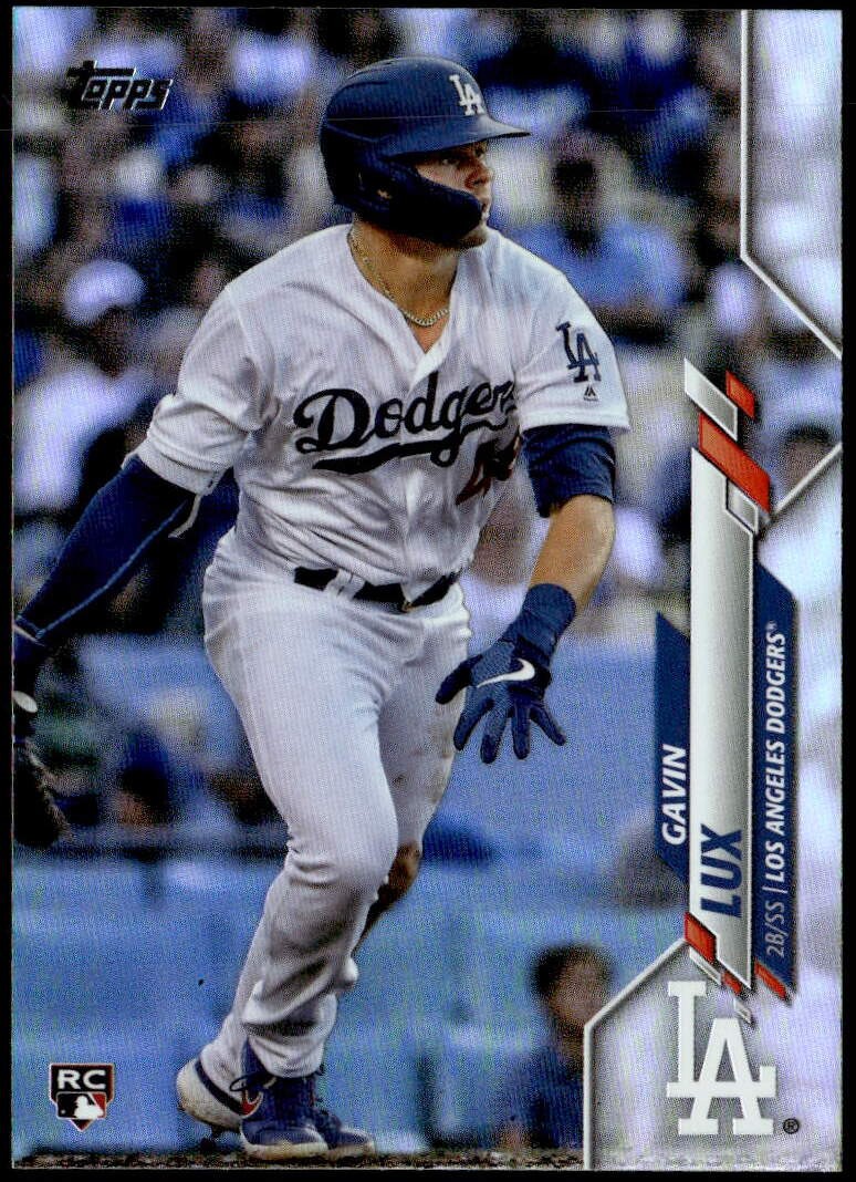 2020 Topps #292 Gavin Lux Rainbow Foil Rookie E1