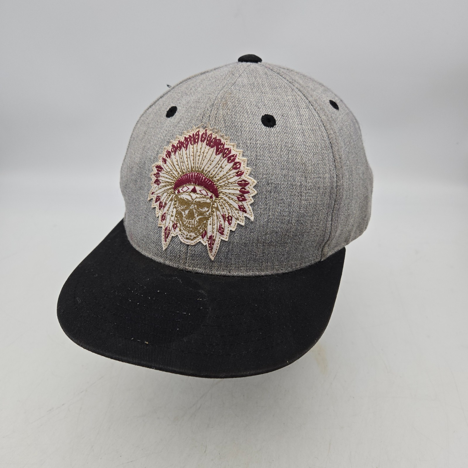 Carbon Elements Snapback Hat Baseball Cap Gray Sk… - image 2