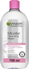 Garnier Micellar Cleansing Water 700ml, Gentle face cleanser & Make up Remover,