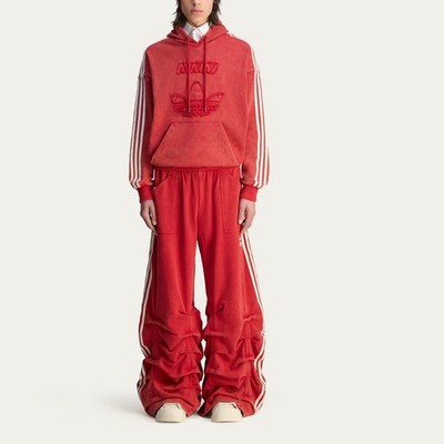 adidas x Avavav Pleated Track Ruched Pant 'Power Red' | eBay