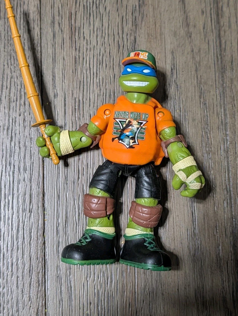 Leonardo Teenage Mutant Ninja Turtles as John Cena WWE Superstars Action Figure