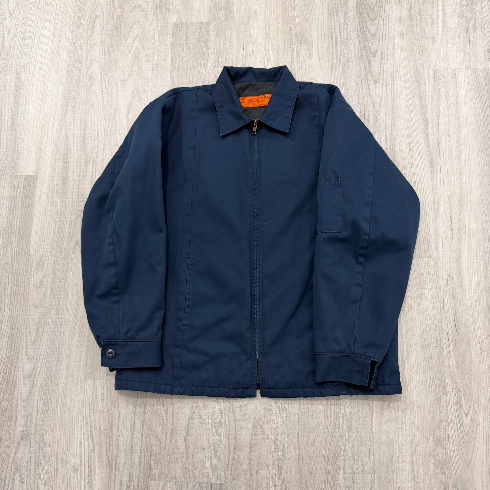 Vintage Red Kap Canvas Workwear Mechanics Jacket Men's Large Blue y2k Skater 