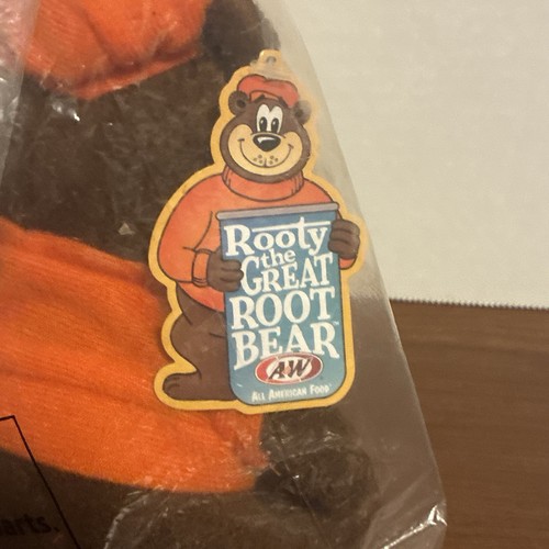 Peluche A&W Rooty The Great Root Bear sellado en bolsa - Imagen 4 de 8