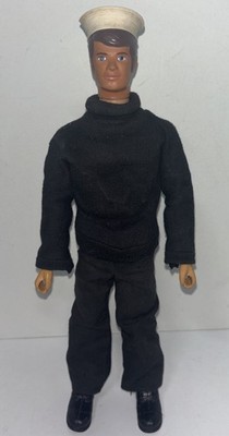 GI Joe Adventure Team AT Mike Powers Atomic Man Bionic Figure Sailor Outfit 1975