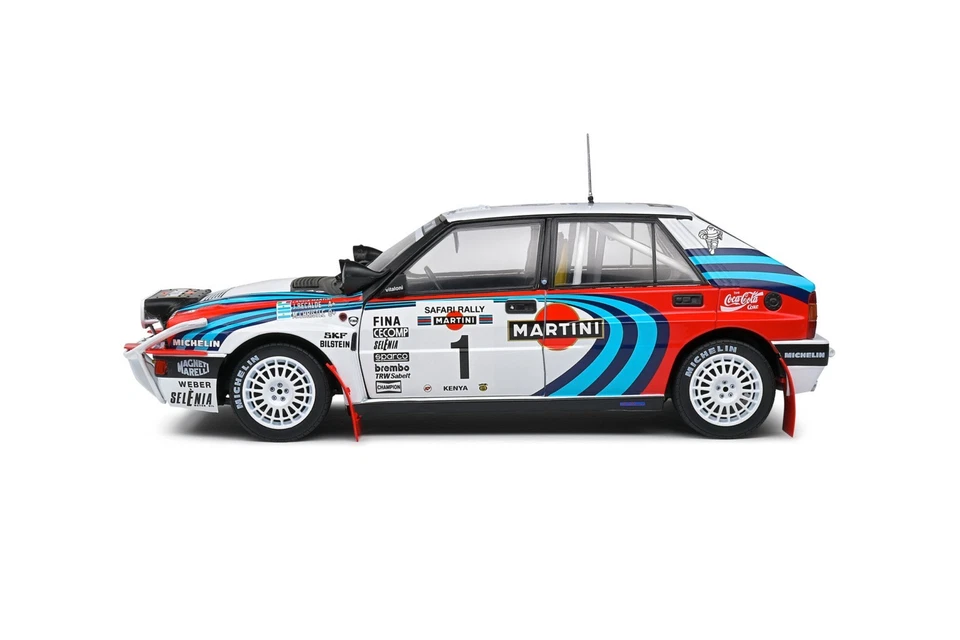 Lancia Delta Hf Integrale Safari Rallye Kenya 1991 #1 Martini Solido 1:18 Nuovo - Immagine 2 di 4
