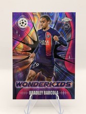 2023-24 Topps Chrome UEFA Club Competitions - Wonderkids Bradley Barcola...
