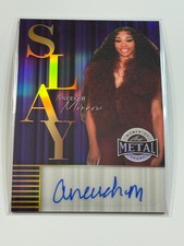 2025 Leaf Metal Women Of Sport Auto Slay Purple Prism - Aneesah Morrow 3/4