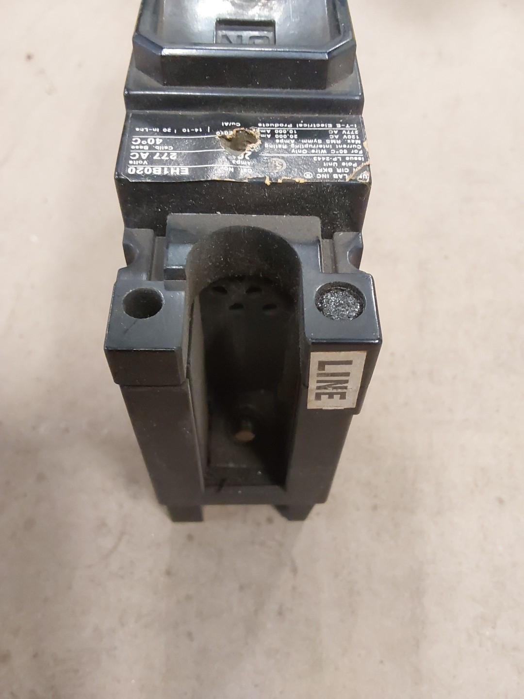 EH1-B020 Siemens ITE Circuit Breaker 1 Pole 20 Amp 277v