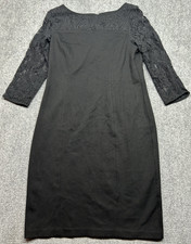 Talbots Dress Womens 4 Lace Sheath Cocktail Party Semi Formal Elegant Classic