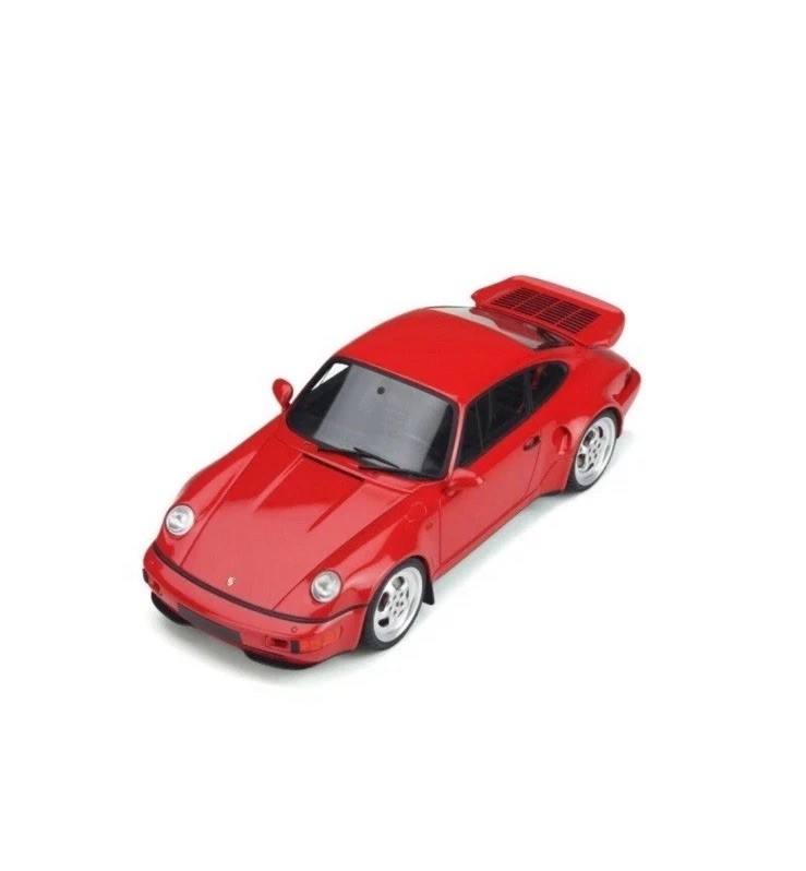 GTSpirit 1/18 - Porsche 911 964 Flachbau Turbo S Red Resin Scale