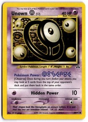 Unown [O] 69/75 Neo Discovery Common