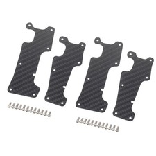 Carbon Fiber Front Rear Arm Protection Plate For Traxxas 1/8 4WD Sledge RC Truck