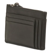 Black Leather Card Holder Wallet Made in India Clutch