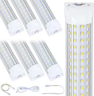 (6-Pack), 8FT LED Shop Light, Super Bright 120W Shop Lights, 19800LM 5000K 8 Foo