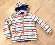 Crivit Winter Jacke Ski Jacke Gr. 146 152 Weiß Rosa Blau Gut Erhalten