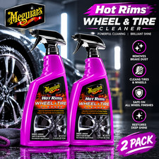 Meguiars G9524 Hot Rims Wheel Tire Cleaner 24 Oz. Spray 2 Pack