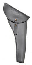 US Civil War Revolver Holster Black Leather