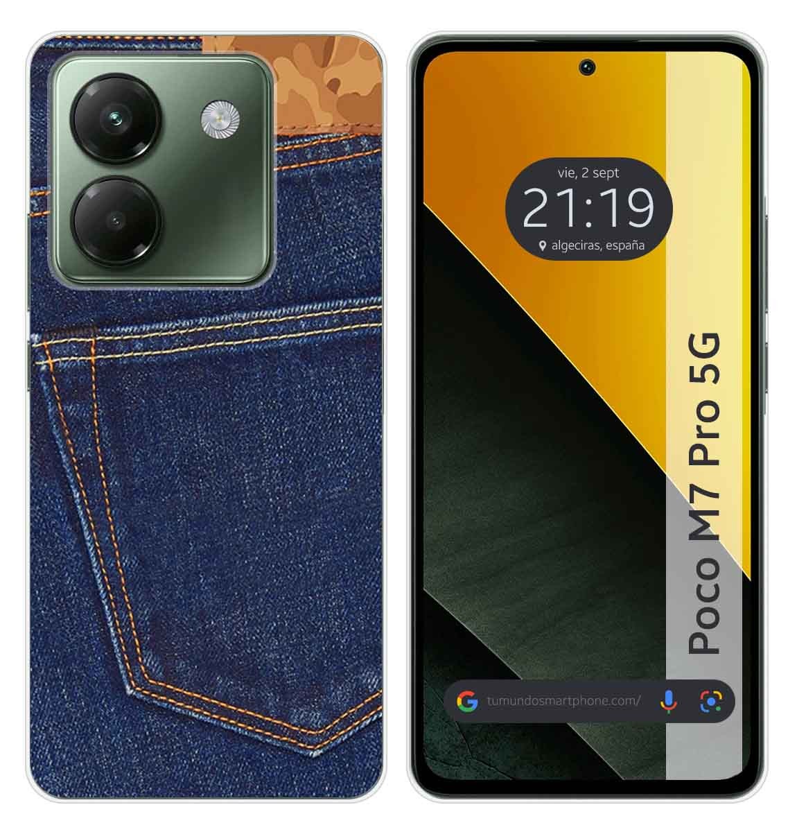 Custodia In Silicone Per Xiaomi Poco M7 Pro 5G Design Cowboy Disegni