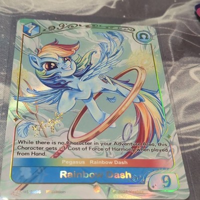 MY LITTLE PONY CCG KAYOU Rainbow Dash Pegasus 1st Edition Foil