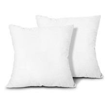 EDOW 2-Pack 24x24 Lightweight Down Alternative Polyester Throw Pillow Inserts