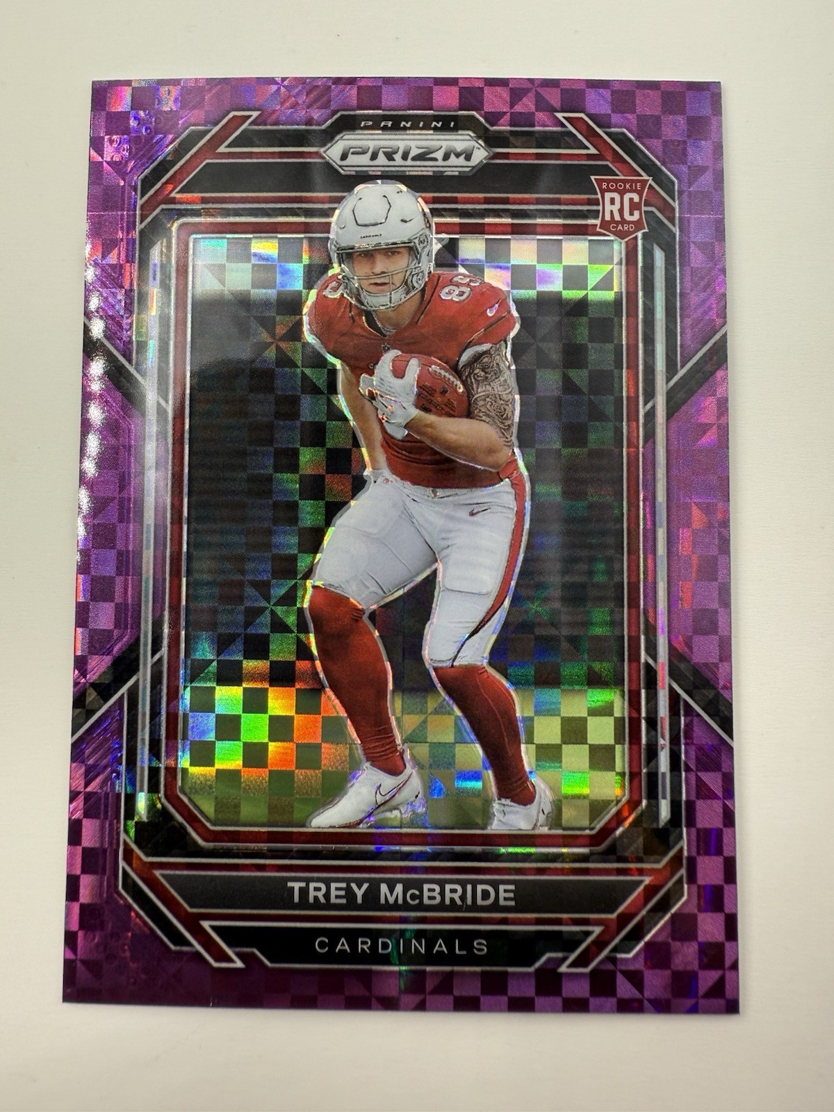 2022 Panini Prizm - Trey McBride #327 Purple Power /49 (RC)