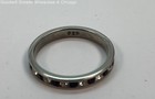925 Sterling Silver Rhinestone Stacking Ring, 1.9g — photo 2