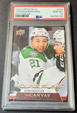 Jason Robertson Canvas Young Guns PSA 10 2020-21 Upper Deck Series 1 #C92 Stars