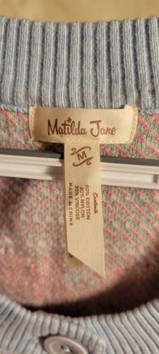 Matilda Jane Cardigan Sweater EUC Size M (Women's) - Picture 6 of 11