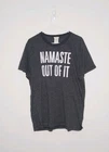 Abercrombie & Fitch Charcoal Grey Namaste Muscle T-shirt Size XL EUC