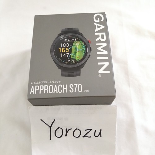 Garmin Approach S70 Premium Golf GPS Watch Black 47mm Amoled Distance ...