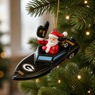 Green Bay Packers Santa in Car Christmas Hanging Ornament, 2023 — photo 1