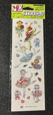 BALLET KITTIES STICKERS/ Kittens in ballet dresses..