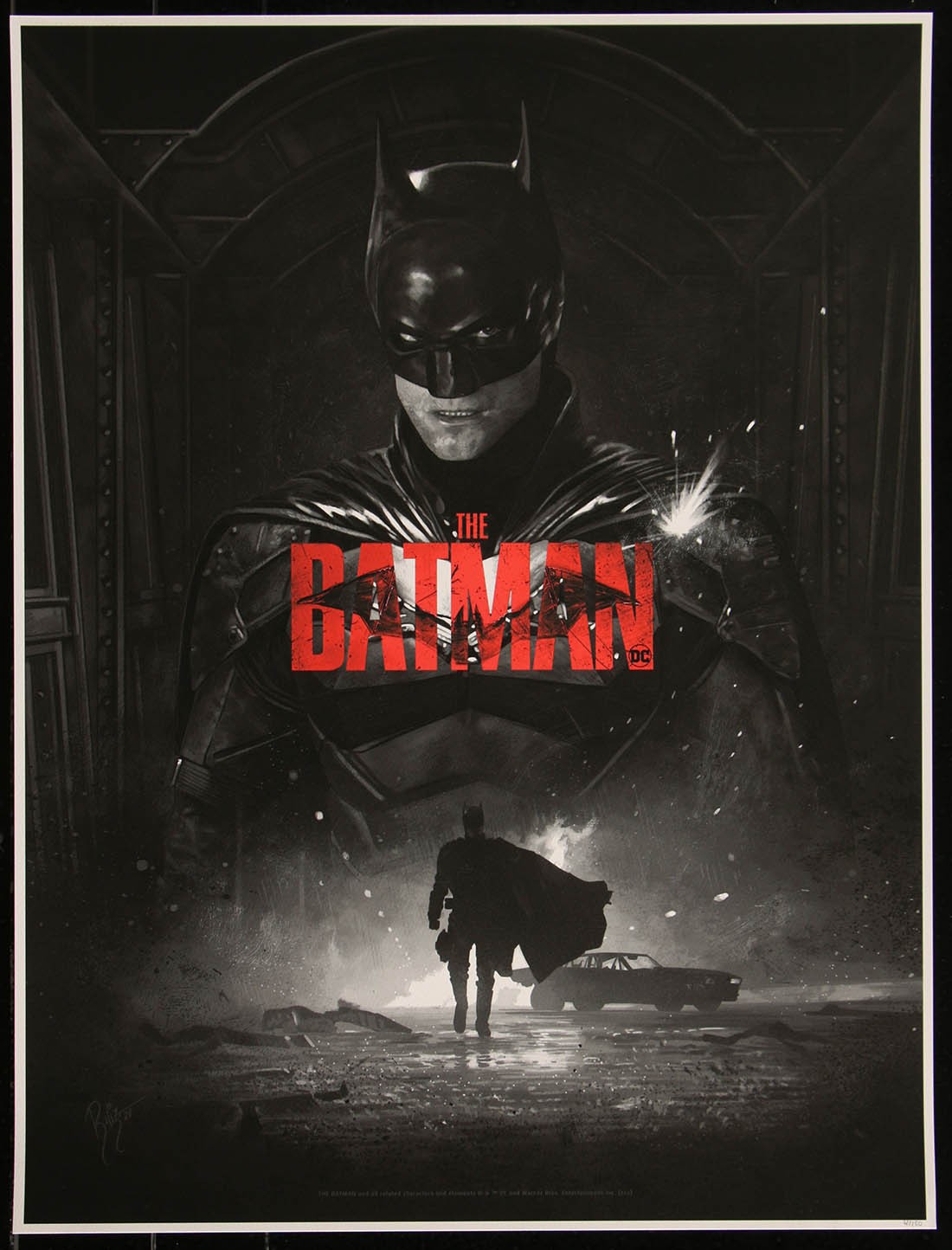 The Batman Variant Screen Print Poster by Juan Carlos Ruiz Burgos 41 of 50