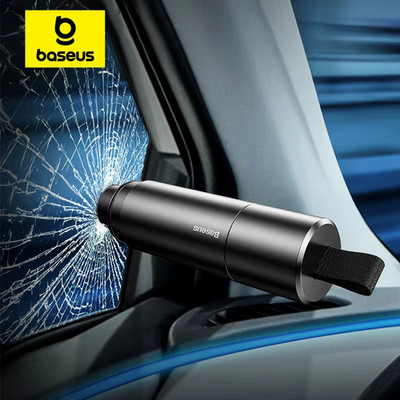 Baseus Car Safety Hammer Emergency Glass Breaker Window Belt Cutter Escape Tool
