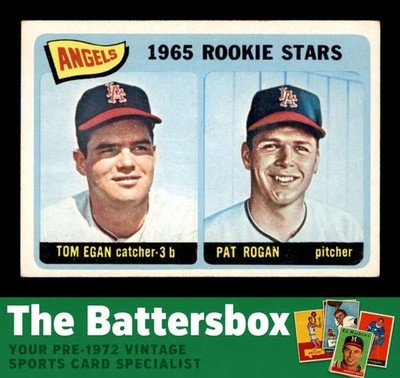 1965 Topps #486 Tom Egan/Pat Rogan Rookie Stars VG/VGEX X3761178