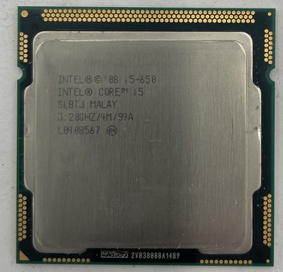 Intel Core i5-650 Desktop CPU Processor- SLBTJ